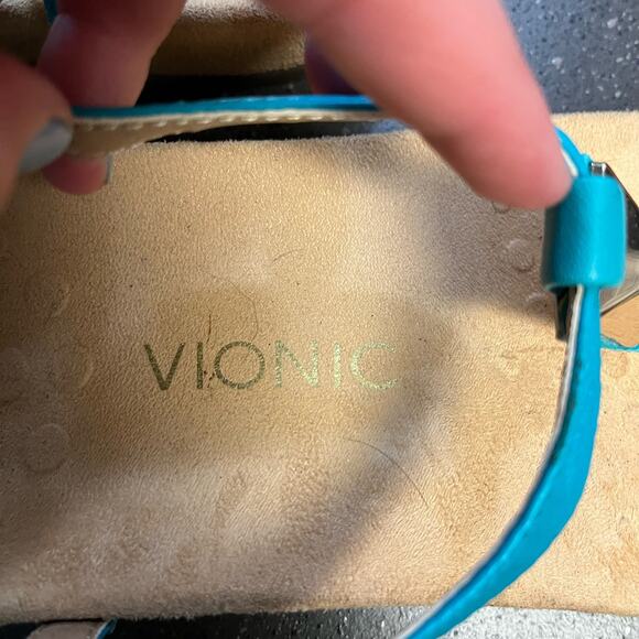 Vionic women’s sandals by orthaheel rest Nala toe post size 9 - Picture 3 of 4